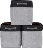DECOMOMO Extra Large Storage Baskets, 54.5L Fabric Storage Bins 3 Pack by DECOMOMO