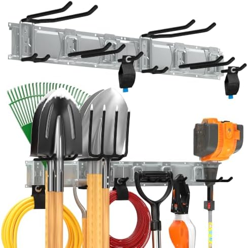 TORACK Wall Mount Garden Tool Organizer, Folding Chair Wall Hook, 32 in by TORACK
