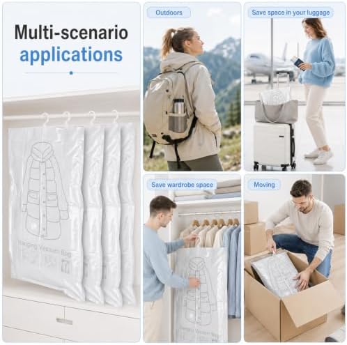 10 Pack Hanging Vacuum Sealer Storage Bags - Image 5