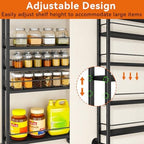 IBUYKE Over the Door Spice Organizer,Door or Wall Mount,Black TLJ028B - Image 6