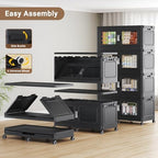 BROVIEW 220 Qt Extra Large Stackable Storage Bin with Lid, 1 Pack Black - Image 5