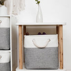 11 Inch 6 Pack Cube Storage Bins with Handles - Image 6