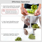 Mehomeli Compact Handheld Vacuum Sealer for Food with 30 Reusable Bags - Image 4