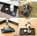 Finorder Multi-Purpose Boot Trays, 2 Pack, 30" x 15" x 1.2", Black - Image 4