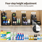Three-Tier Under Sink Organizer Kitchen Bathroom, Mesh, 1 Pack - Image 4