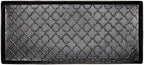 HF by LT Trellis Pattern Metal Boot Tray, 30 x 13 inches, Keeps Dirt, Muck, Grass, Snow, and Water from Boots, Antique Zinc Finish by HFbyLT