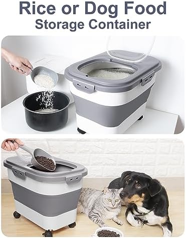 20-30 Lbs Rice Storage Container,Collapsible Food Storage Containers - Image 6