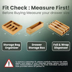 9 IN 1 Storage Bag Organizer for Kitchen Drawer - Wall Mounted - Image 3