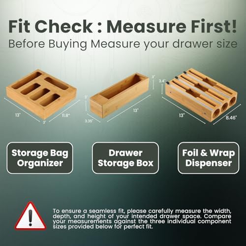 9 IN 1 Storage Bag Organizer for Kitchen Drawer - Wall Mounted - Image 3