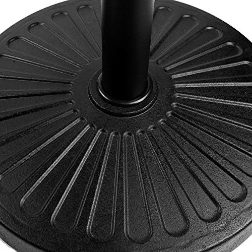 Blissun 22 lbs Patio Umbrella Base, Outdoor Umbrella Base, Market Umbrella Base Stand for Patio, Garden, Lawn, Black - Image 3