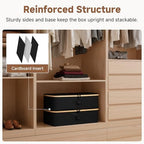 StorageWorks 7" Low Profile Underbed Storage Containers with Bamboo Frame - Image 5