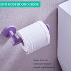 Bathroom Hardware Set,Purple 5 Pieces Bathroom Towel Bar Set,24 inch Towel Bar,Towel Ring for Bathroom,Robe Towel Hooks,Toilet Paper Holder Wall Mounted(Drilling),SE96006S-5PP - Image 5