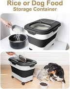 20-30 Lbs Rice Storage Container,Collapsible Food Storage Container - Image 6