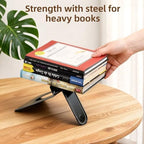 HappyHapi 14 Pairs Book Ends, Heavy Duty Bookends for Shelves, Black - Image 4
