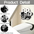 Cat Toilet Paper Holder Wall Mount/Stand for Extra 8 Rolls - Image 3
