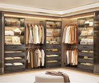 Aheaplus Closet System with 12 Drawers, 8.5-11.5Ft Closet Organizer System - Image 5