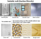 JiePai Suction Cup Towel Bar 16 Inch,Removable Vacuum Suction Towel Holder Suction Towel Rack Brushed Nickel - Image 7