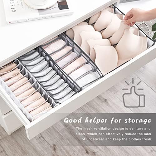 9 Pack Wardrobe Clothes Organizer for Drawers, Underwear Storage Organizer - Image 7