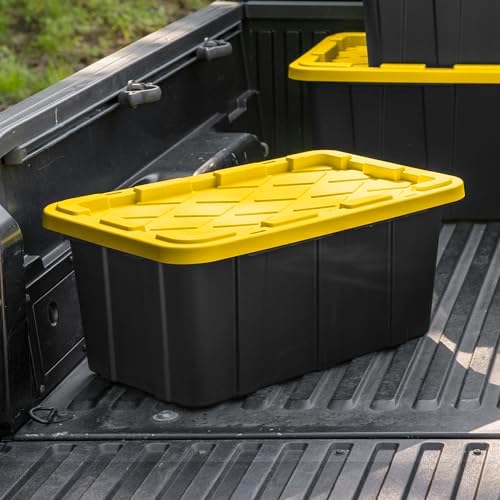 Sterilite Industrial Storage Tote with Lids for Garage, 17 Gallon, 24-Pack - Image 5