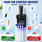 Touchless Automatic Toothpaste Dispenser Wall Mounted Kids and Adult,Black - Image 7