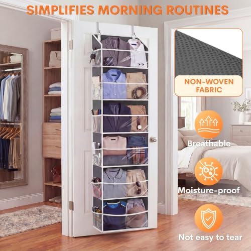 Ofiray-home 2 Pack Over Door Organizer with 6 Large Pockets - Image 5