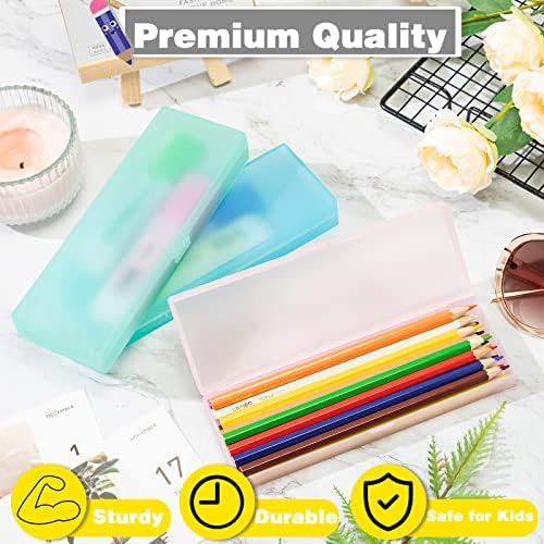 Fainne 24 Plastic Pencil Case Bulk, Single Layer, Multicolor, S - Image 3