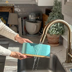 DAILY RITMO® Turquoise Aqua Countertop Silverware Holder - Image 5
