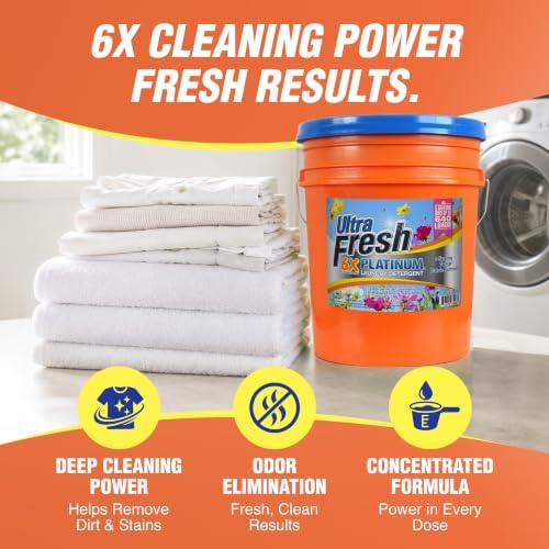 Ultra Fresh 6X Platinum Laundry Detergent with Spring Fresh Fabric Softener - Image 3