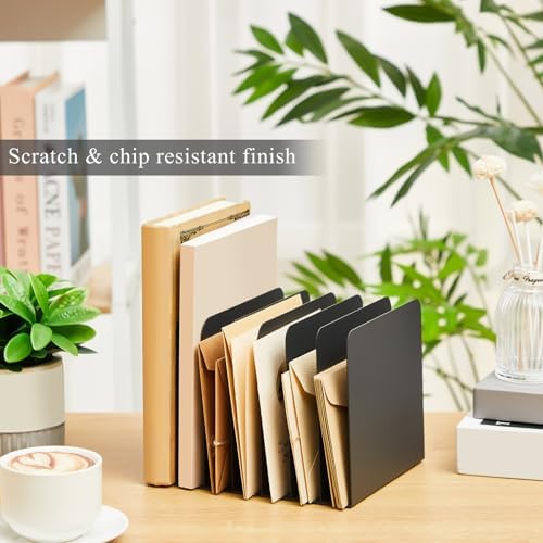 Suzile Metal Desktop File Organizer, 7 Compartment, Vertical File Sorter - Image 3