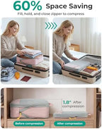 BAGSMART Compression Packing Cubes for Travel Essentials - Image 5