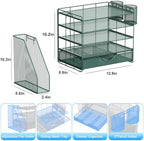 gianotter 5-Tier Desk Organizer with Drawers and File Holders - Image 5