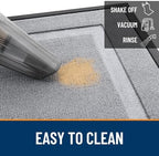 OLANLY Front Door Mat Outside 33x21, All-Season Heavy-Duty Rubber Doormat - Image 5