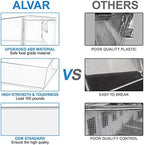 [2 PACK] UPGRADED W11239961 W10900538 Refrigerator Door Shelf Bin Compatible with Whirlpool Refrigerator Door Shelf Parts PS12578777 AP6333410 WRS315SDHZ08 WRS321SDHZ08 WRS315SDHM WRS325SDHZ Door Bin - Image 6