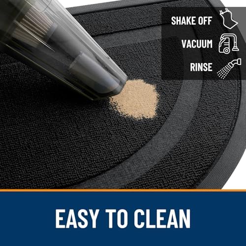 OLANLY Half Circle Front Door Mat Outside 59x34 All-Season Rubber Doormat - Image 5
