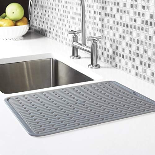 OXO Good Grips 13265200MLNYK Silicone Draining Mat Grey - Image 6