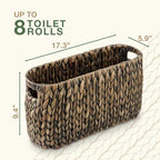 84ECO Black Toilet Paper Storage Basket - Image 6