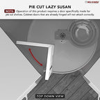 Rev-A-Shelf 28" Dual Tier Lazy Susan Organizer for Corner Cabinets, White - Image 6