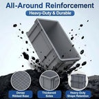 3-Pack Heavy Duty Part Bins, Stackable Tool Storage Bin for Hardware - Image 2