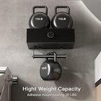 VOLDRA Toilet Paper Holder with Shelf Black Wipes Dispenser for Bathroom Toilet Paper Holder with Storage Upgrade Drawer Design Toilet Tissue Holder Adhesive Small Bathroom Shelf Wall Mount - Image 5