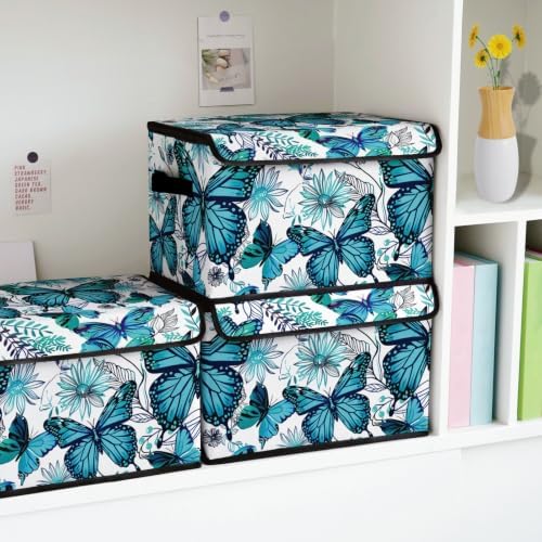 Stackable Clothes Storage Bins with Lids 3 Pack - Image 5
