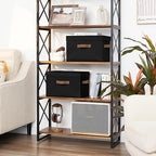 StorageWorks Fabric Storage Bins with Lids, Closet Storage Bins - Image 5