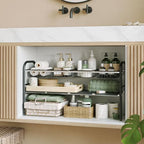 Under Sink Organizers and Storage,Expandable under cabinet organizer Shelf - Image 5