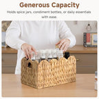 StorageWorks Scalloped Water Hyacinth Baskets, Large Scalloped Baskets - Image 5