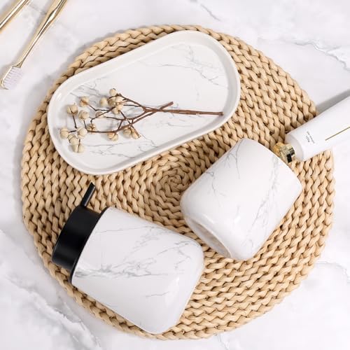 BosilunLife Ceramic Bathroom Accessories Set 3 Pcs - Image 6