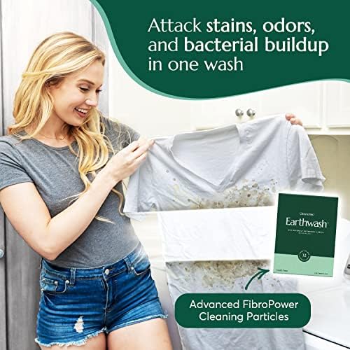 Earthwash Laundry Detergent Sheets (Up To 320 Loads) 160 Scent Free Sustainable Sanitizer Strips - Ideal for Travel & Home Liquidless Laundry by Cleanomic - Image 5