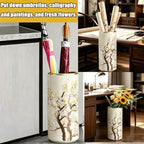 Multicolor Ceramic Umbrella Holder Multifunctional Patterned Umbrella-Stand - Image 2
