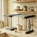BLULEE Expandable Under Sink Organizer, No-Drill Adjustable Shelf by BLULEE