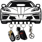 MOOH Metal Automotive Key Holder with 6 Hooks - Unique Wall Mounted Car Lovers Gifts for Men & Women - Cool Man Cave Decor by MOOH