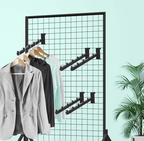 6Pack 12" Gridwall Waterfall Hooks 5 Balls, Gridwall Accessories - Image 6