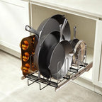 Under Cabinet Pull Out Pots and Pans Organizer by Unknown
